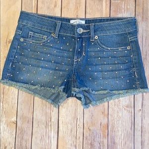 AEROPOSTALE DENIM SHORTS SIZE 0